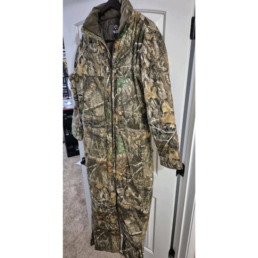 Guide Gear Mens L Steadfast Waterproof / Insulated Coveralls Mossy